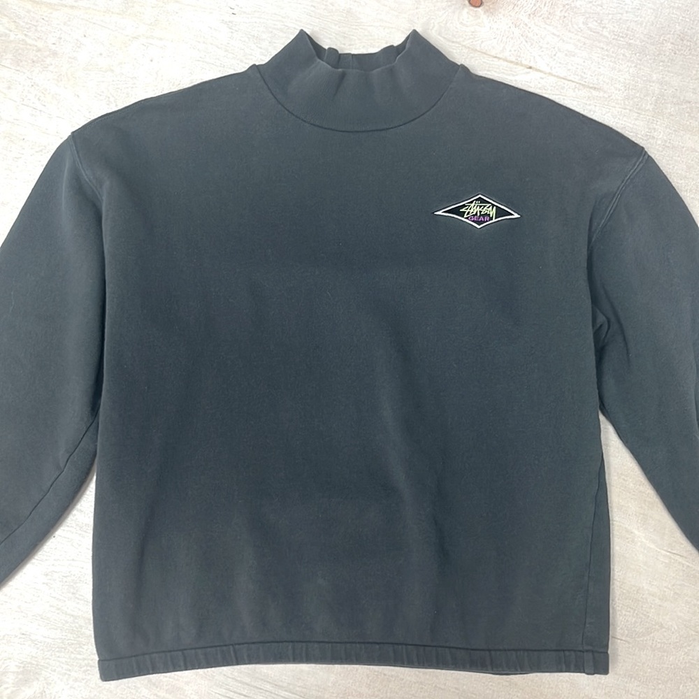 Stussy Black Sweatshirt with Logo
